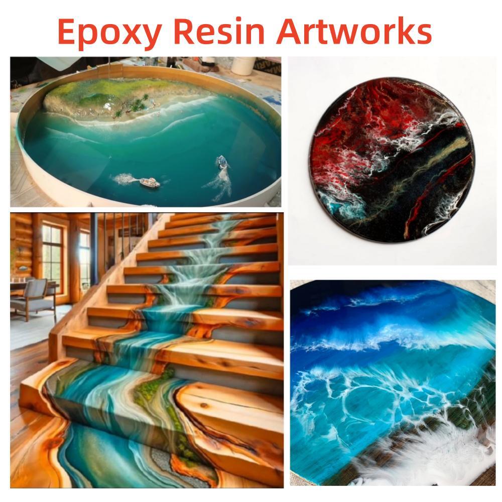 Deep Pour 2:1 Epoxy Resin Supplier – 12kg/ 3 Gallons Kit – DIY Art Castings