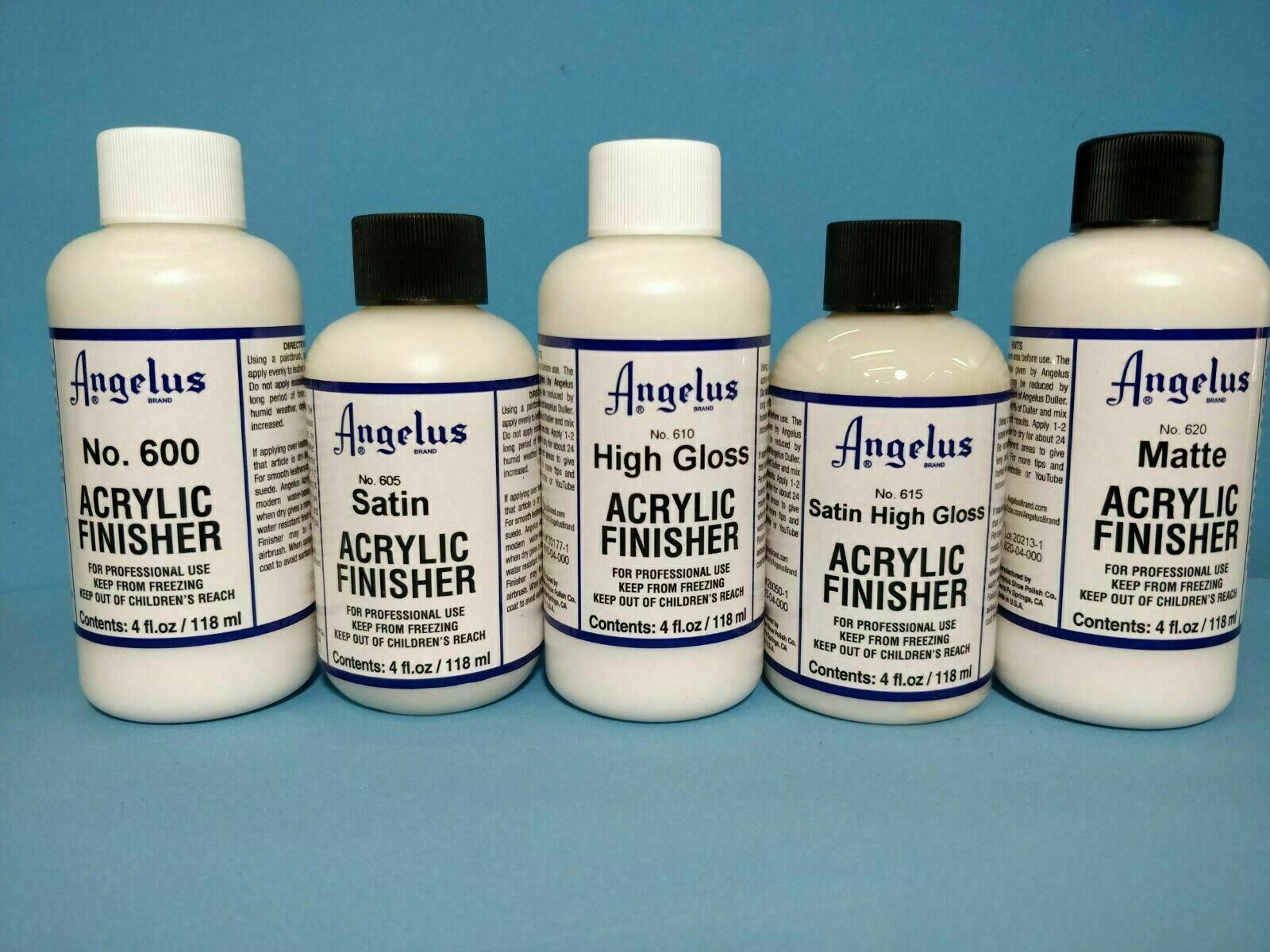 Angelus Acrylic Finisher – 4 oz Pick One