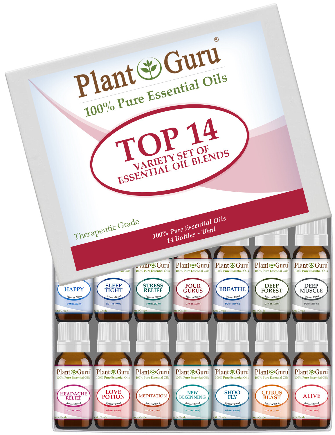 Essential Oil Blends Set 14 – 10 ml 100% Pure Natural Therapeutic Grade Oils Lot
