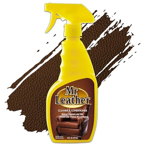 Cleaner & Conditioner Spray, Safe for All Leather & 16 Fl Oz (Pack of 1)