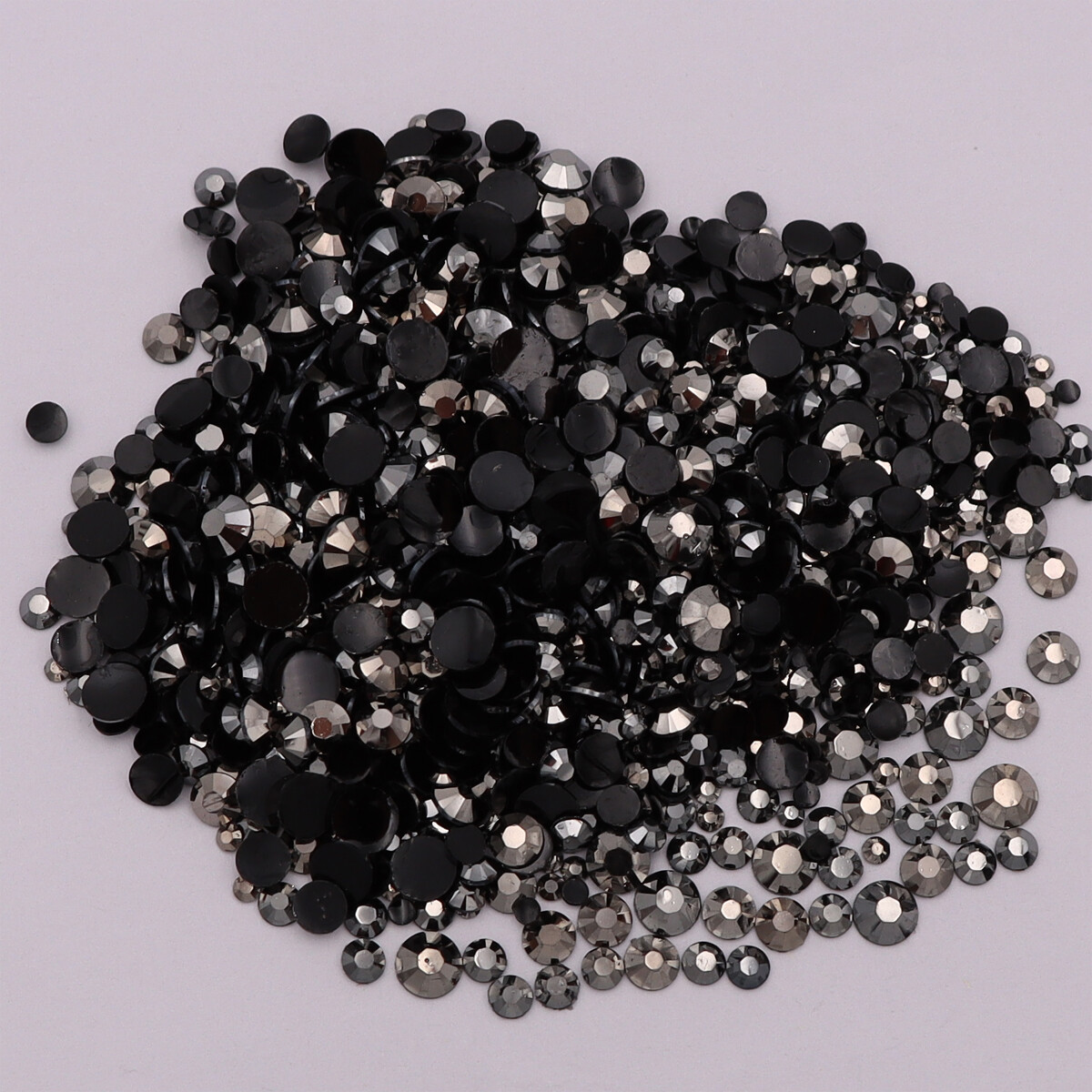 Resin Non Hot Fix Rhinestones Flat Back Gem Plastic Crystals Trimming For Crafts