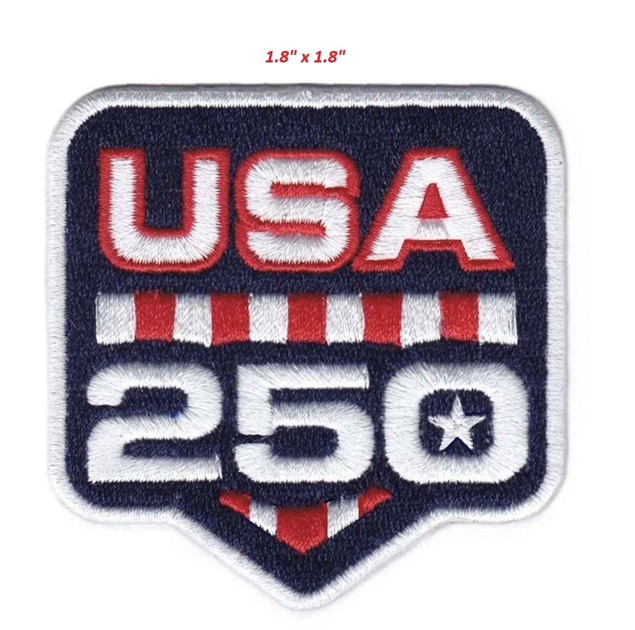 USA 250th Anniversary Patch America 250 Years Iron on 1.8″ x 1.8″ For New York