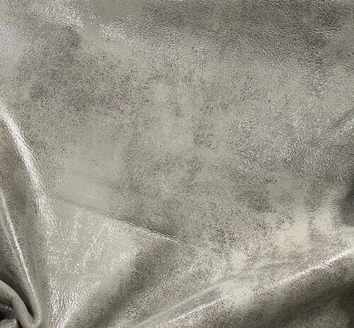Leather Sheets, Smooth Leather Hard Rock Titanium Leather for Fringe 1.4 mm Tick