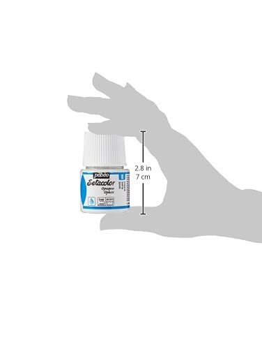 295-010 Setacolor Opaque Fabric Paint 45-Milliliter Bottle Titanium White 1.5…