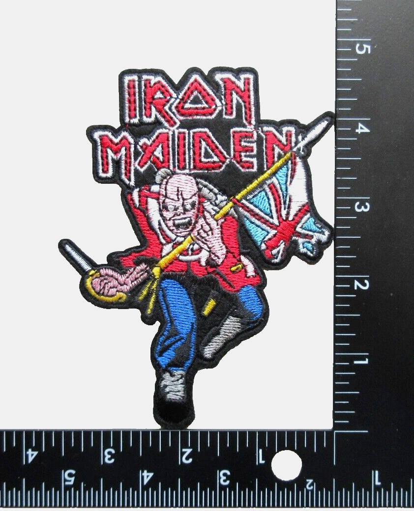 🔥IRON MAIDEN METAL BAND MUSIC BATTLE JACKET VEST EMBROIDERED IRON ON PATCH