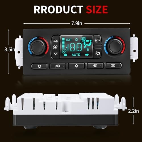 599-211XD Heater A/C Climate Control Module Panel Switch Compatible with