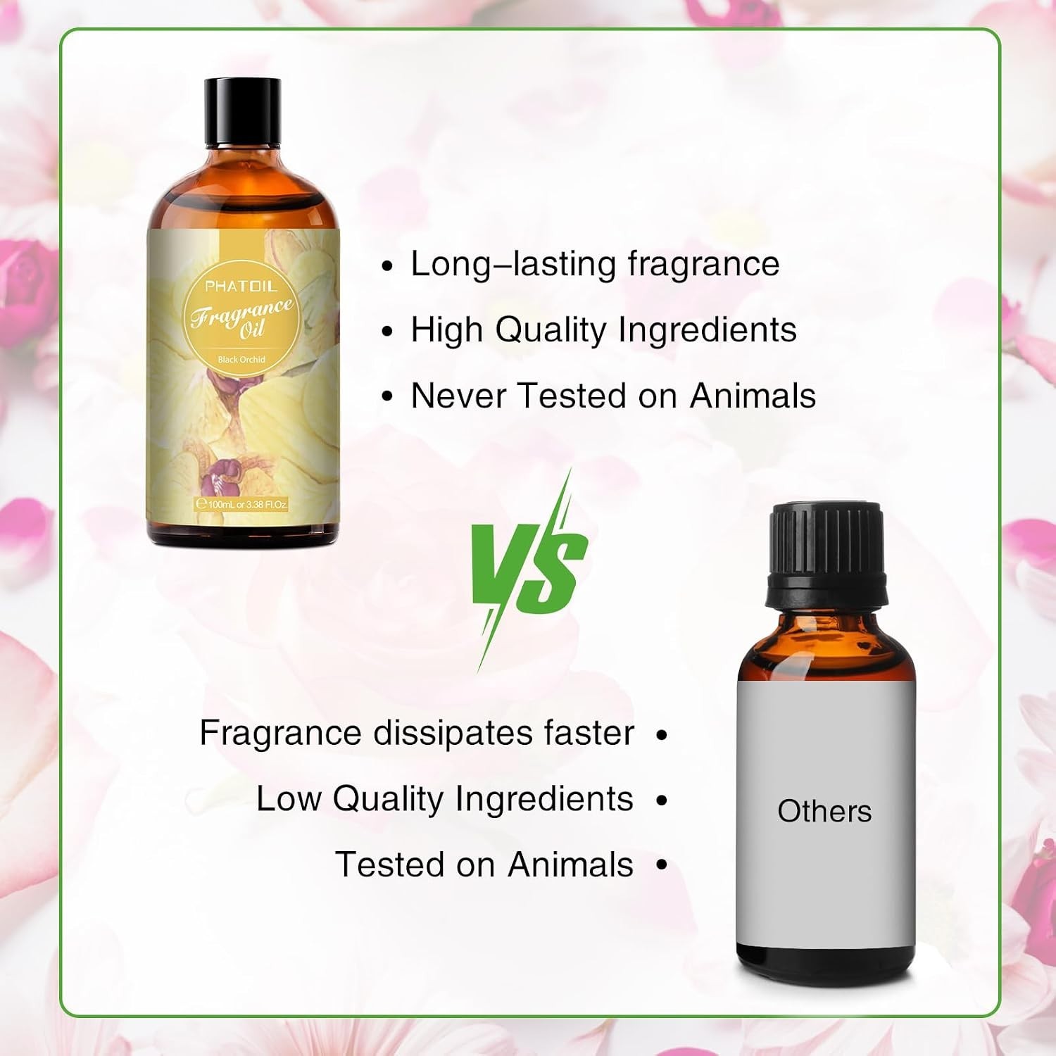 PHATOIL Fragrance Oil, Black Orchid 3.38 fl. oz.