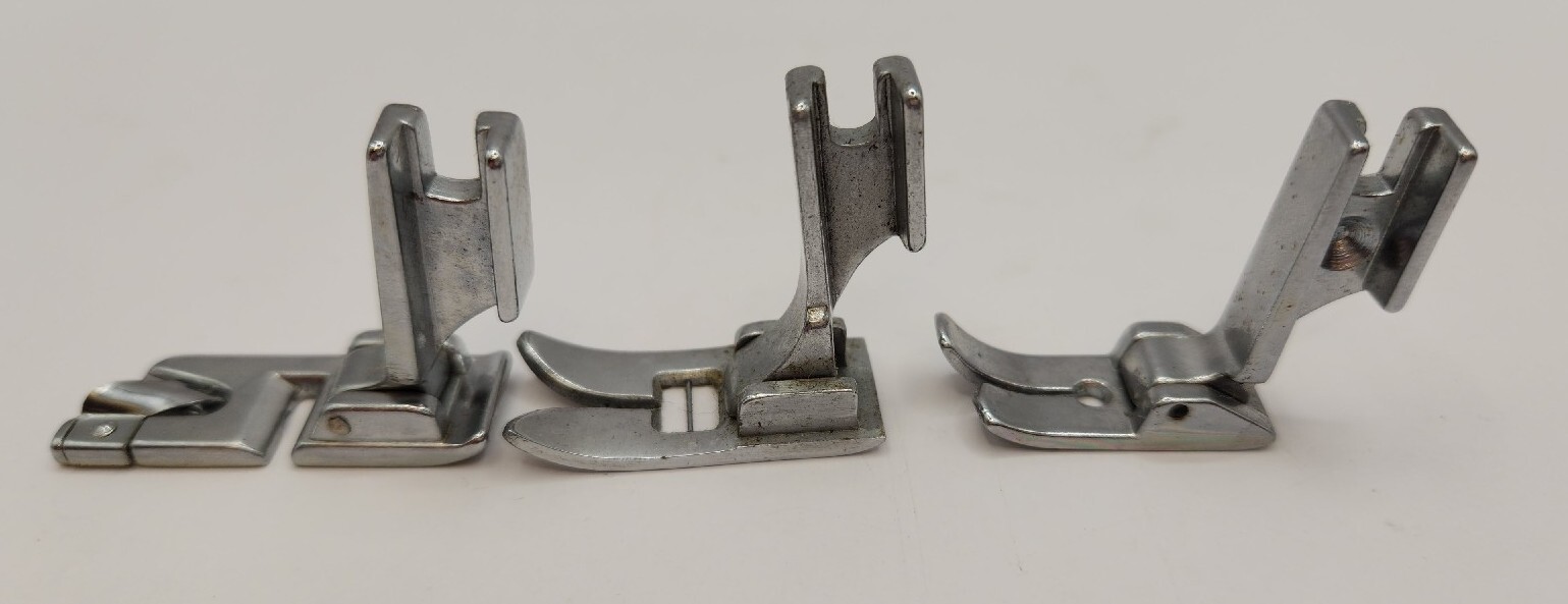 Bundle of 8 Sewing Machine Foot Parts–None Marked