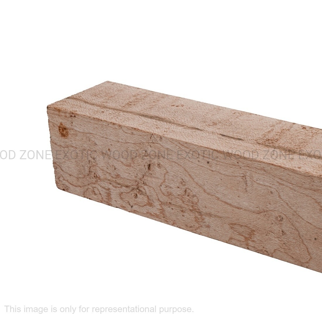 Birdseye Maple Turning Blank 2x 2x 18 Square Wood- Free US Shipping