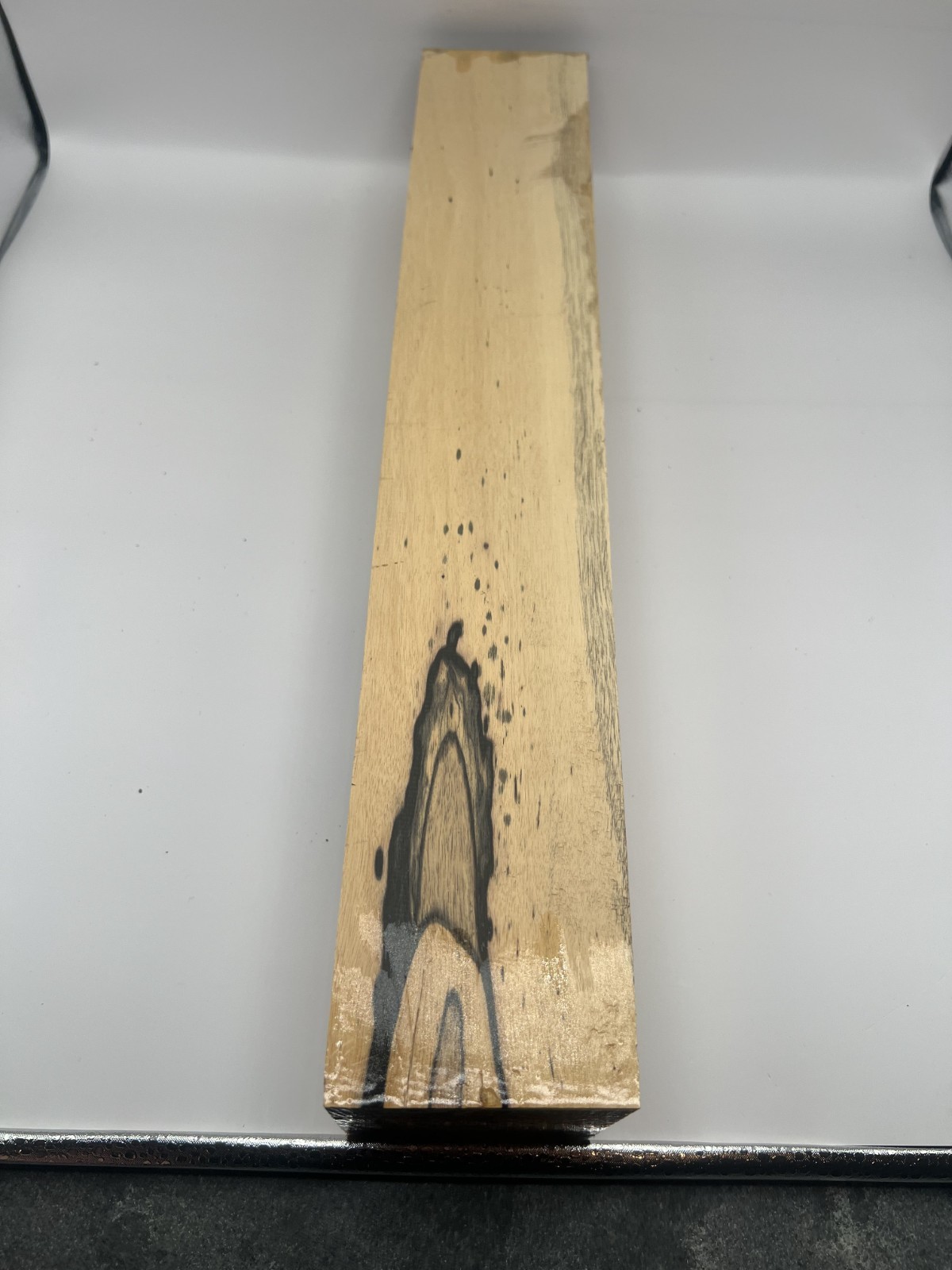 Black and White Ebony Turning Blank 3″x3″x18 1/2″ BWE30