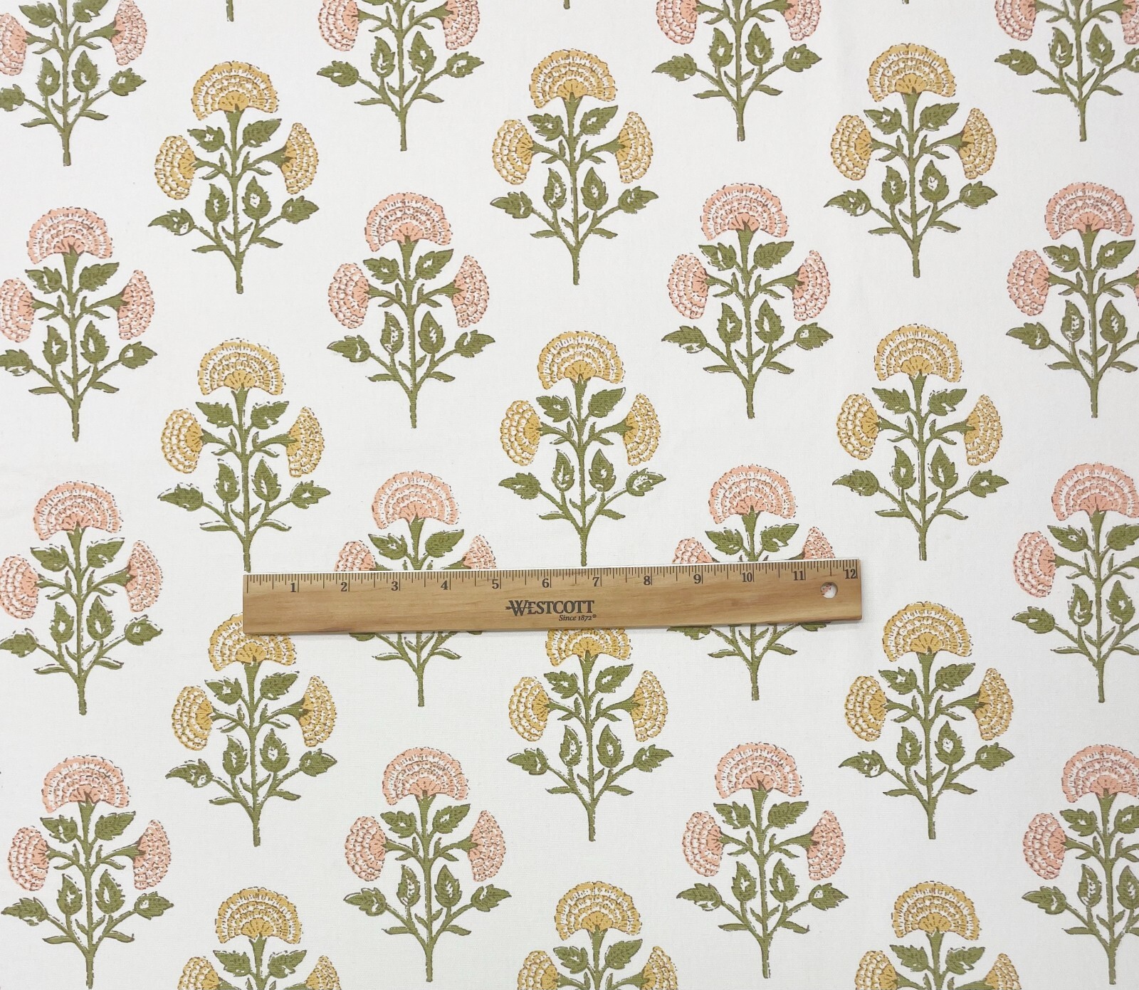 BALLARD DESIGNS ALEXA MULTI OPEN FLORAL MULTIPURPOSE COTTON FABRIC BY YARD 54″W