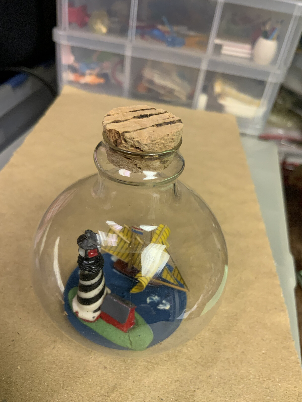 Craft Glass Bottle With Cork