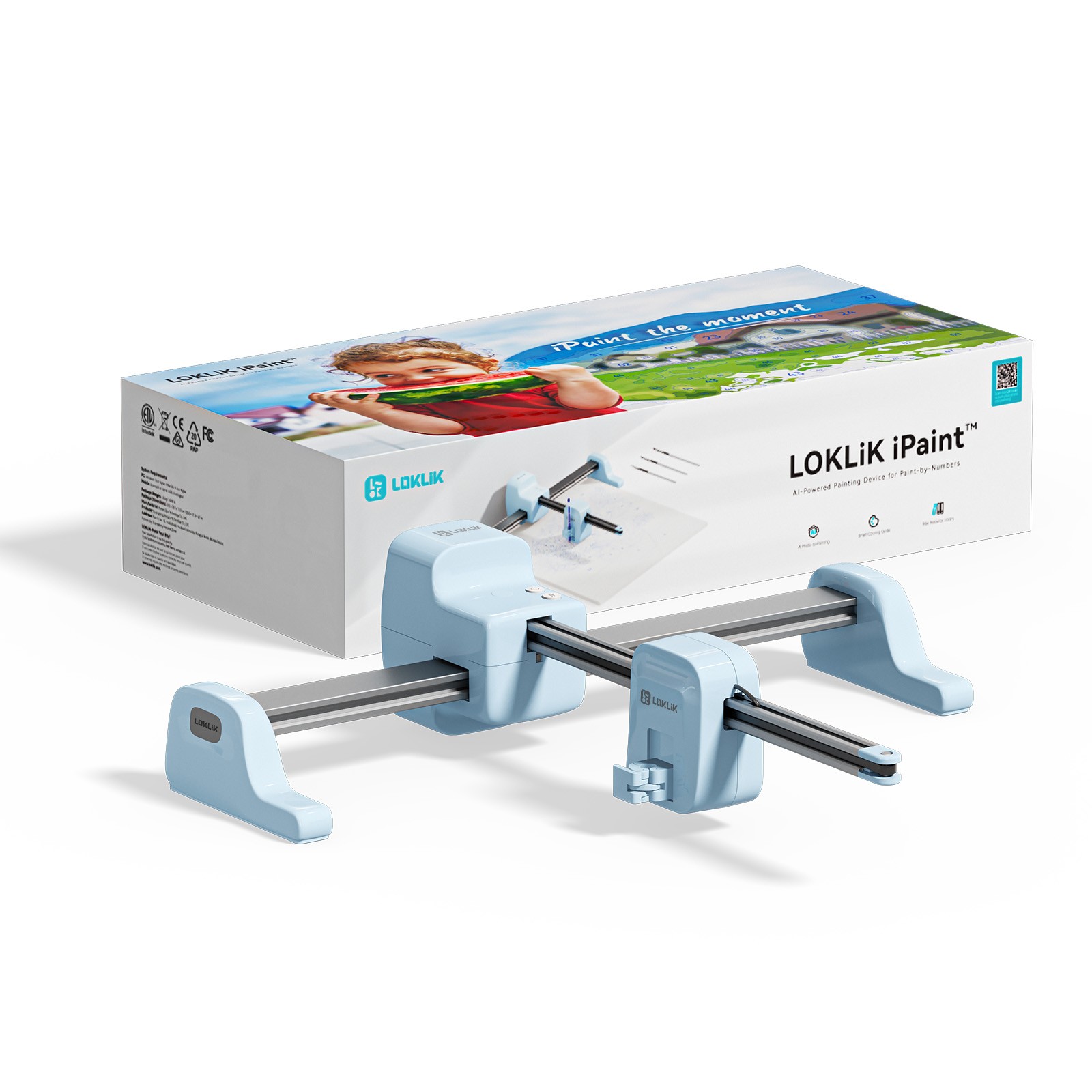 LOKLiK iPaint Machine By Numbers Kit AI-Powered Painting Machine for Painting