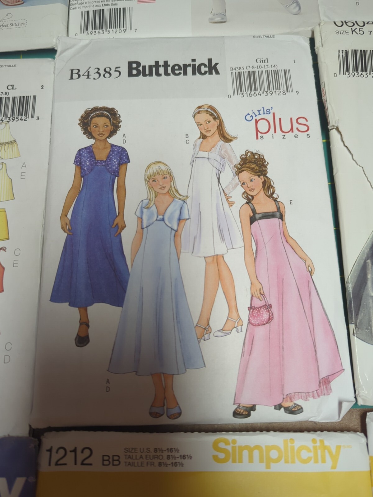 13 piece bundle kids sewing patterns ages 3 through 16 dress top skirt