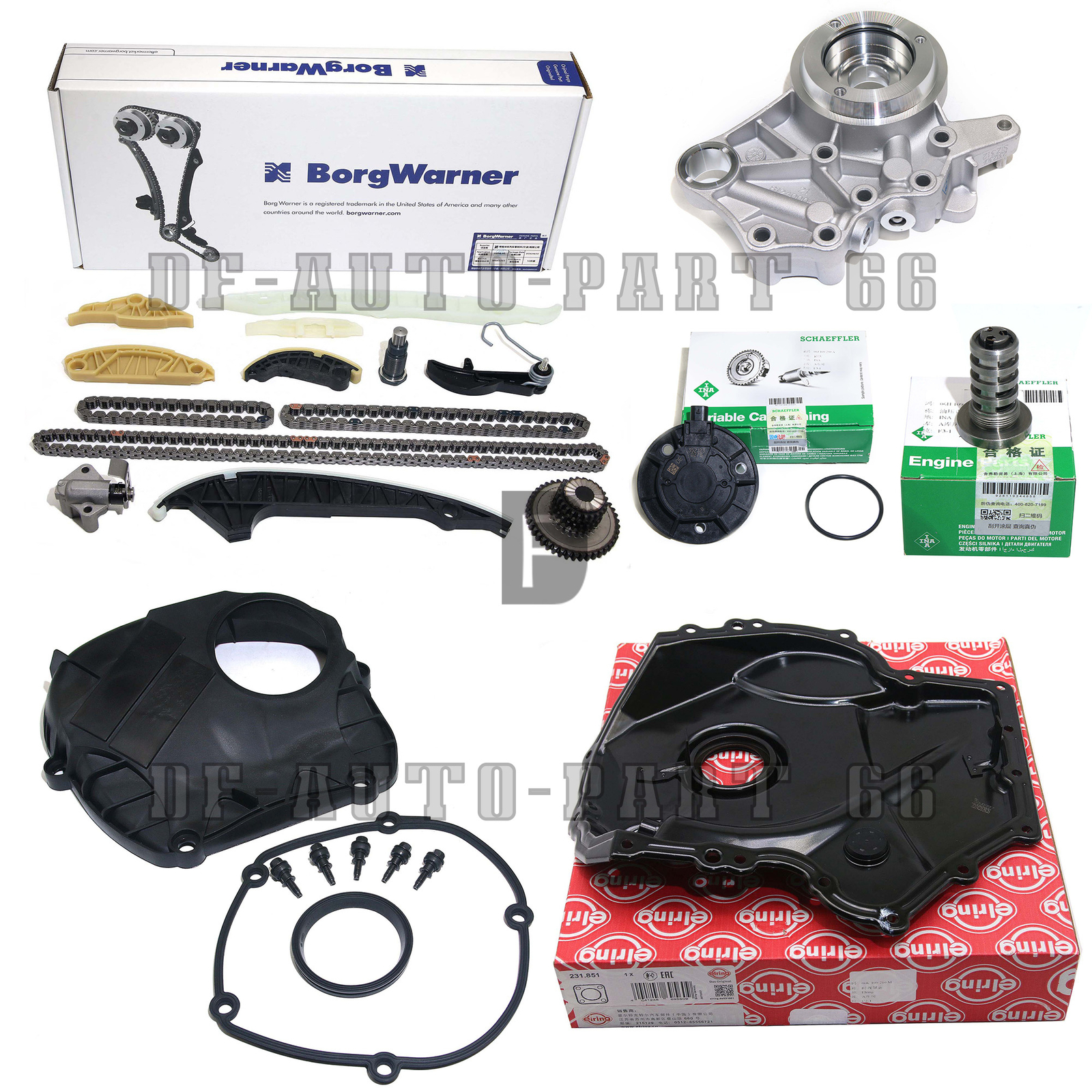 OEM Timing Chain Kit For VW CC Jetta Tiguan Audi A4 A5 A6 Q5 1.8 2.0T Upgraded