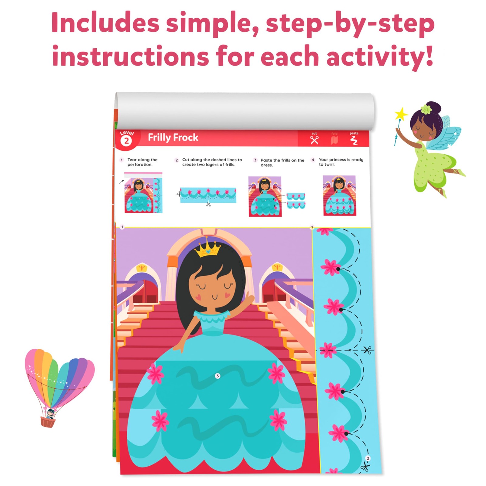 Scissor Skills Activity Book – Snip Snip, 25 Fun Cutting & Creative Activitie…