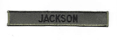 Stargate SG-1 Jackson Uniform Name Chest Insignia Embroidered Patch