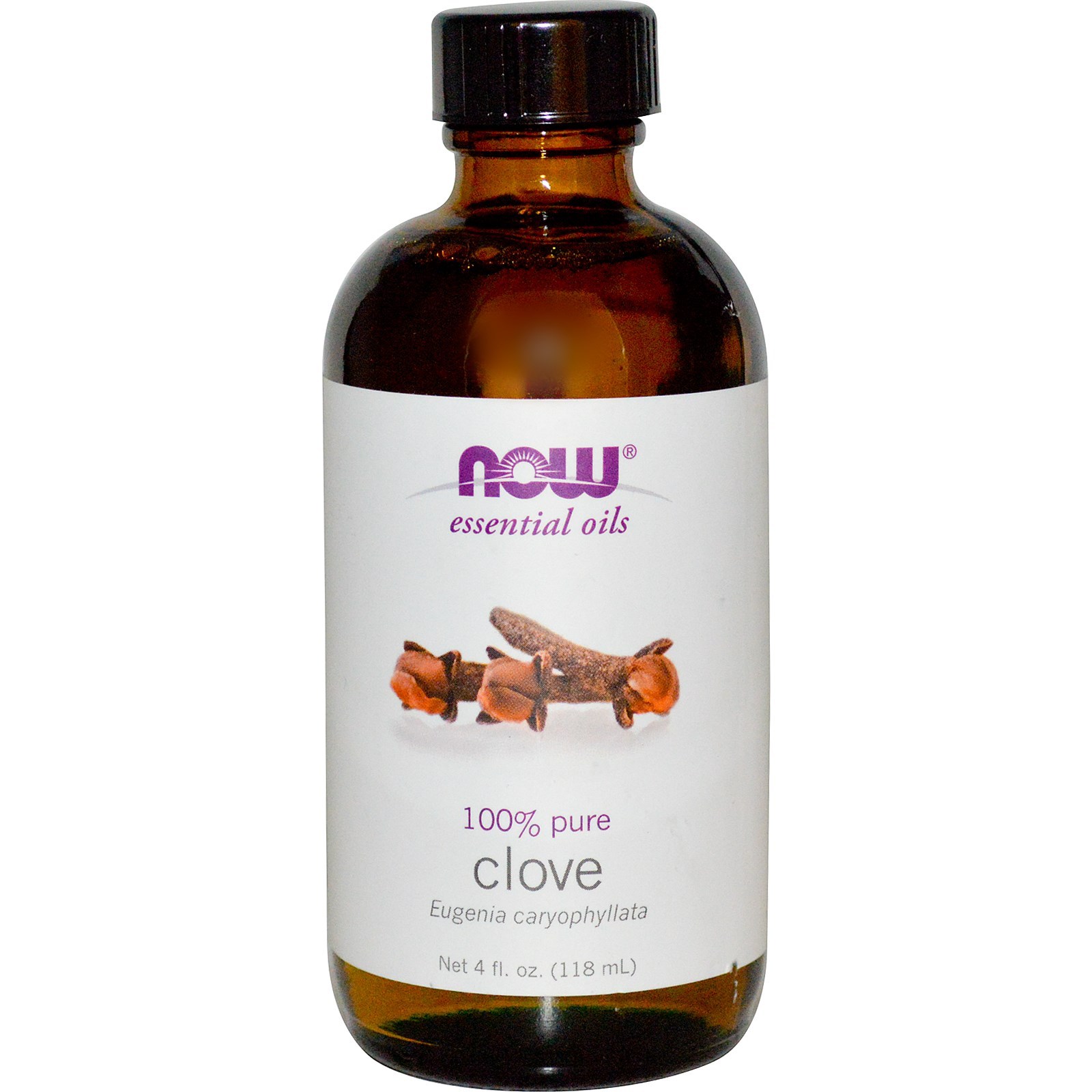 Clove Oil (100% Pure), 4 oz – NOW Foods Essential Oils