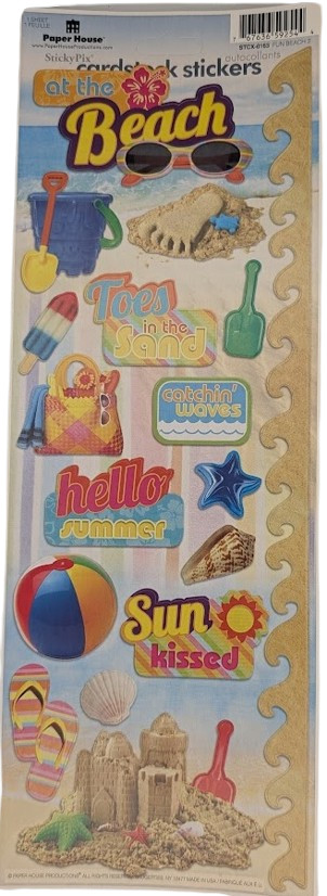 Themed Scrapbook Stickers Sheet Lot City Vacation Outdoor Travel Paper Cardstock