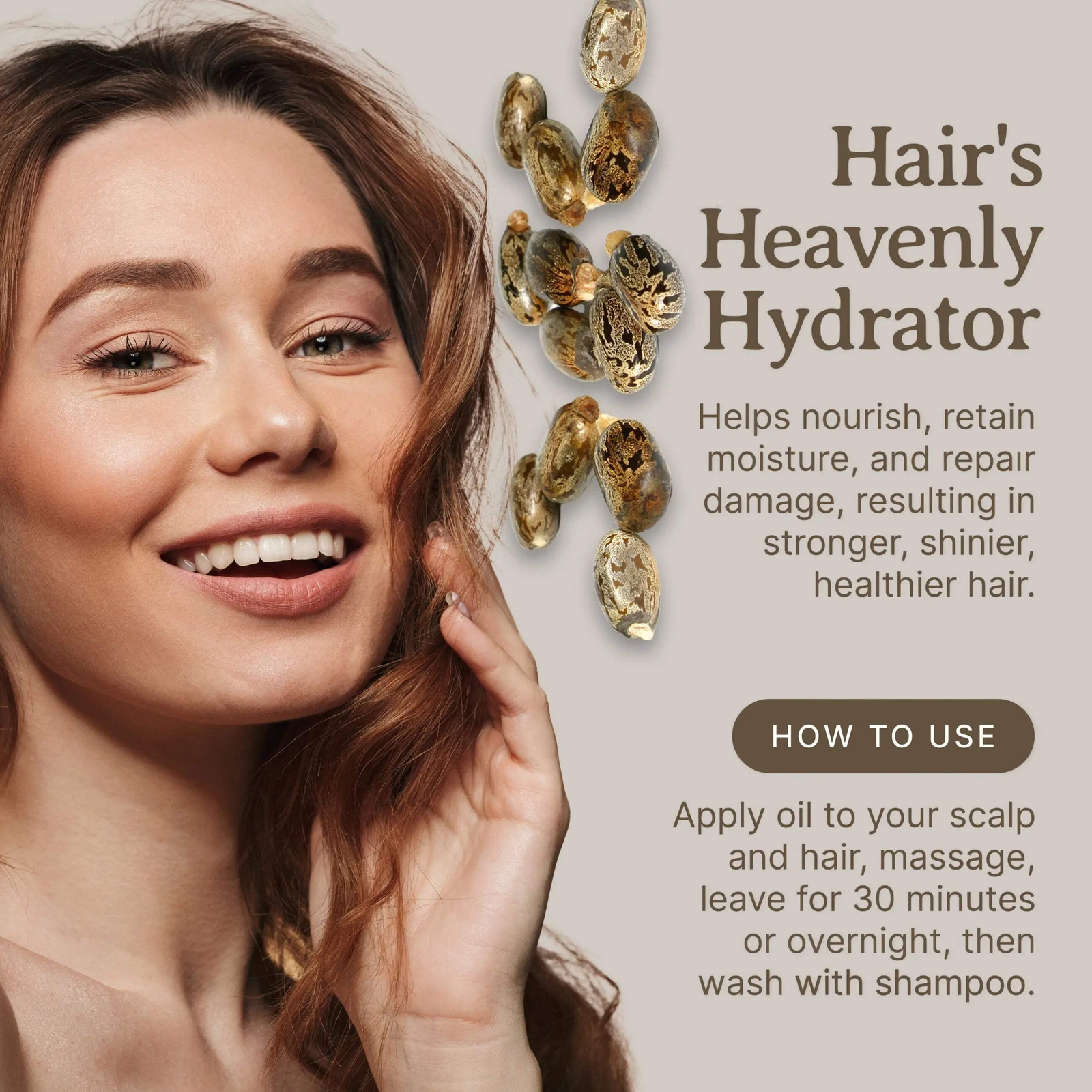Black Castor Oil: Pure, Cold-Pressed, Ideal for Hair and Scalp Health