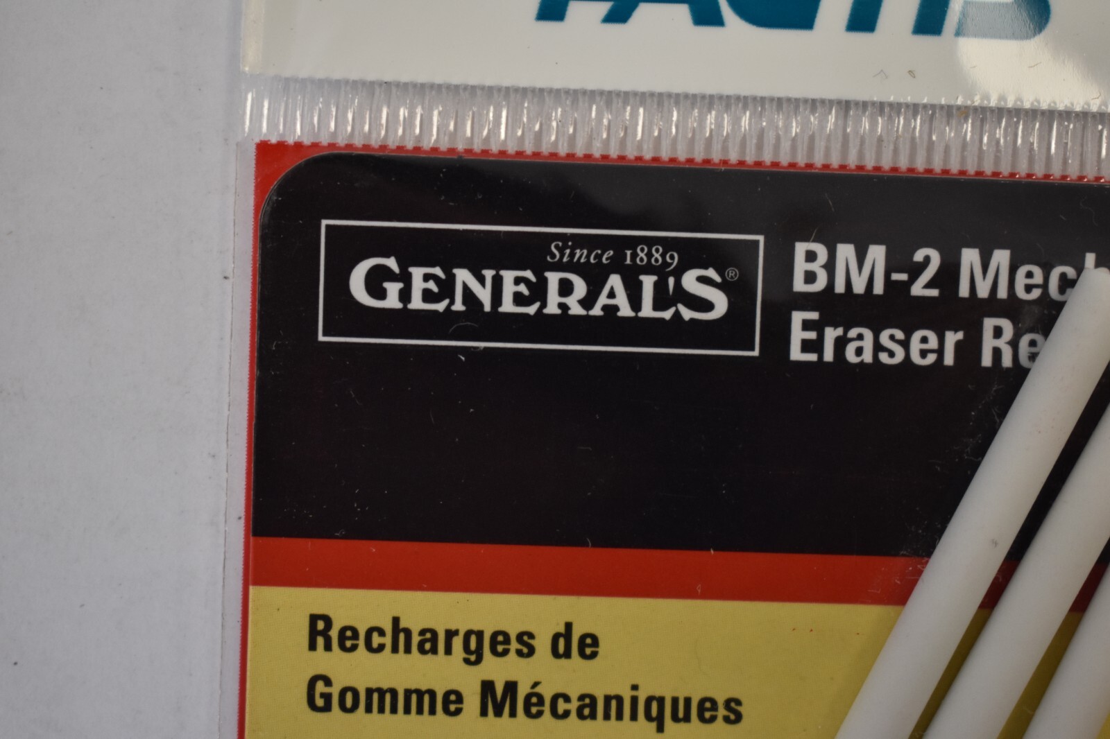 Lot of 4 Factis General Pencil Pen Style Mechanical Eraser Refills 12 Total