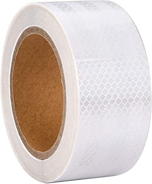 Reflective Tape, High Viscosity Safety Reflective Tape 2 Inch x 65 Feet White