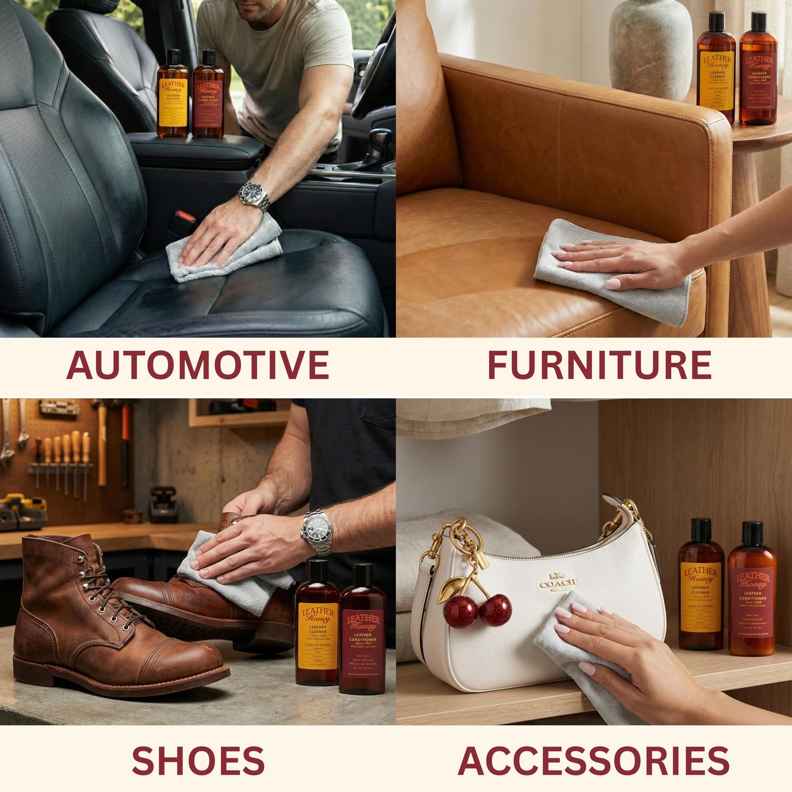Leather Honey Best Conditioner Since 1968. For 16 Fl Oz (Pack of 1)