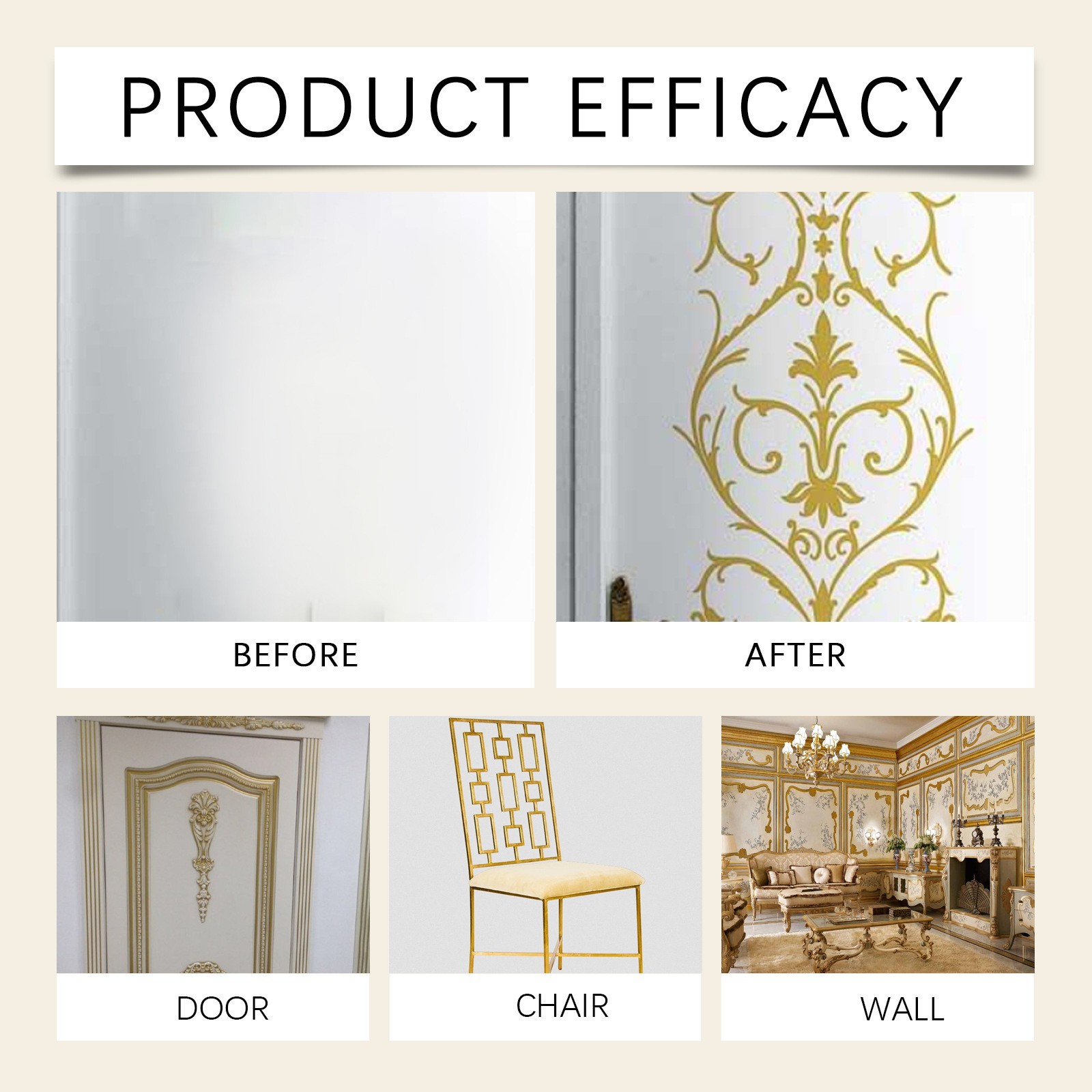Weather Resistant Water based Gold Paint,Exterior Decoration Paint Fast Drying