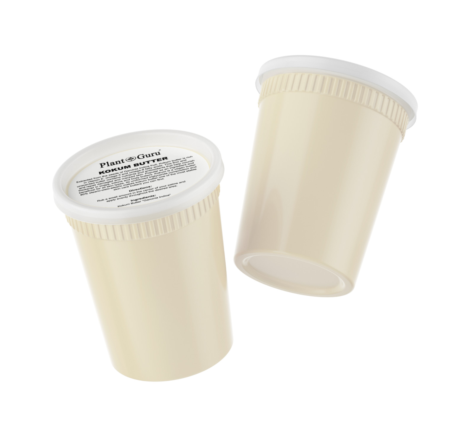 Raw Kokum Butter 32 oz. / 2 lbs. 100% Pure Natural Organic Cold Pressed Bulk