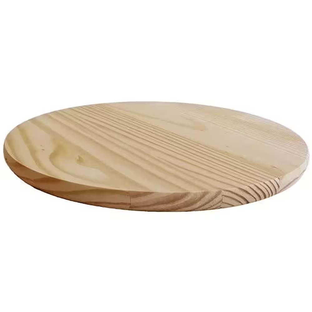 18 In. X 1 In. round Pine Edge-Glued Board