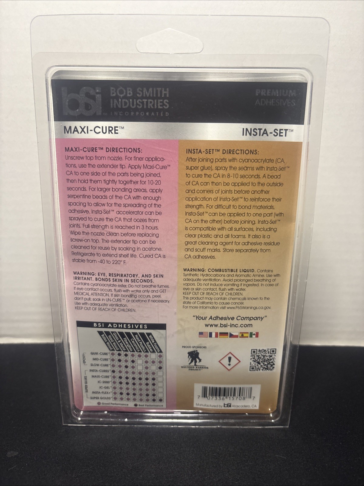 Bob Smith Industries BSI-157H Maxi Cure/Insta-Set Combo Pack (3 oz. Combined) 💅