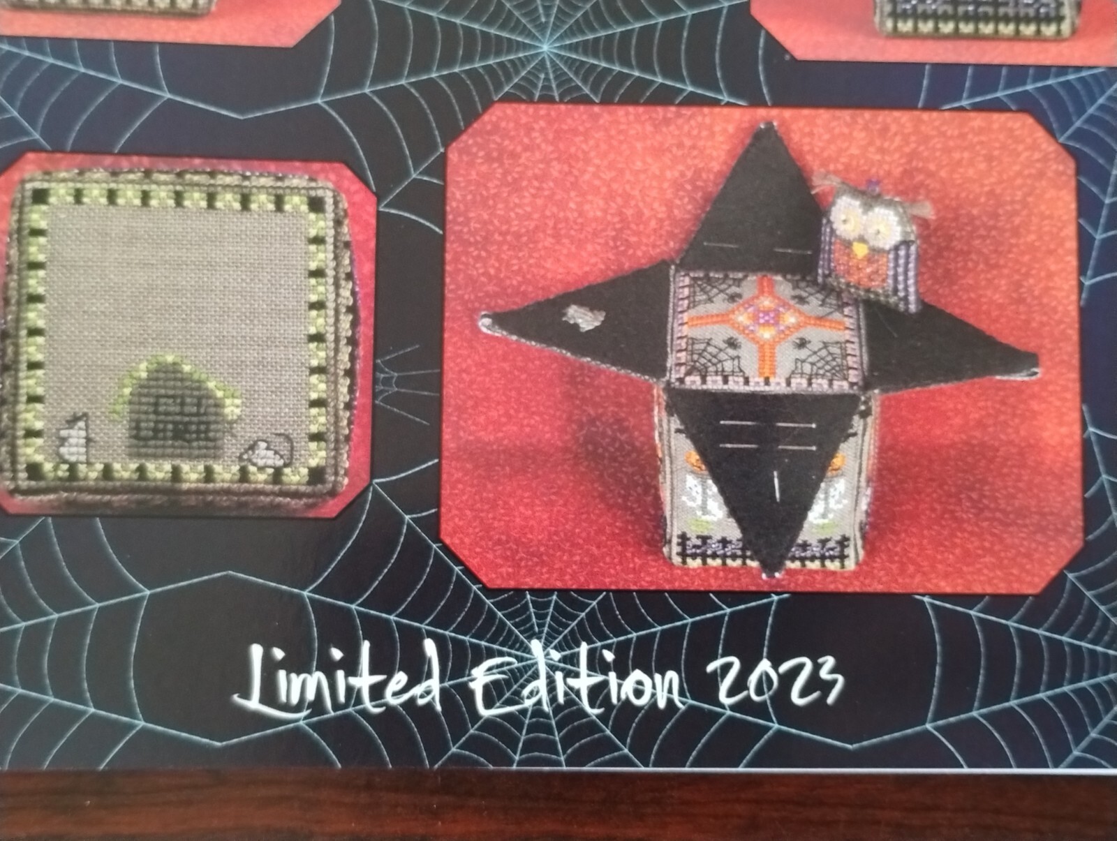 HALLOWEEN JUST NAN OWLVIRA’S FRIGHTFUL HOUSE CROSS STITCH CHART & EMB, 2023
