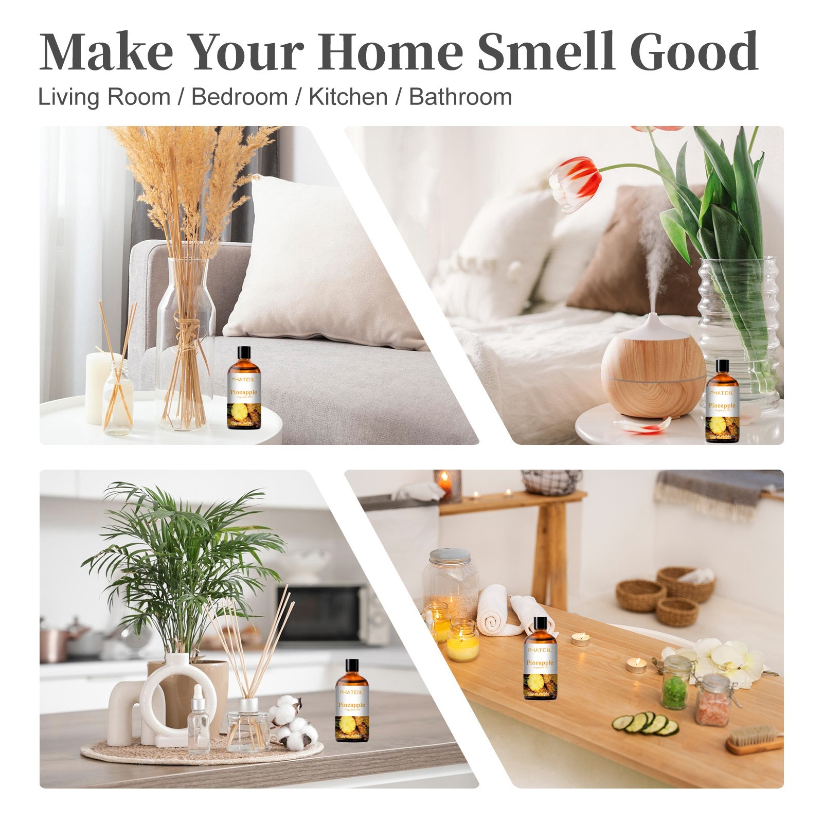 Pineapple Fragrance Essential Oils for Aromatherapy, Diffusers ,Skin Care,DIY