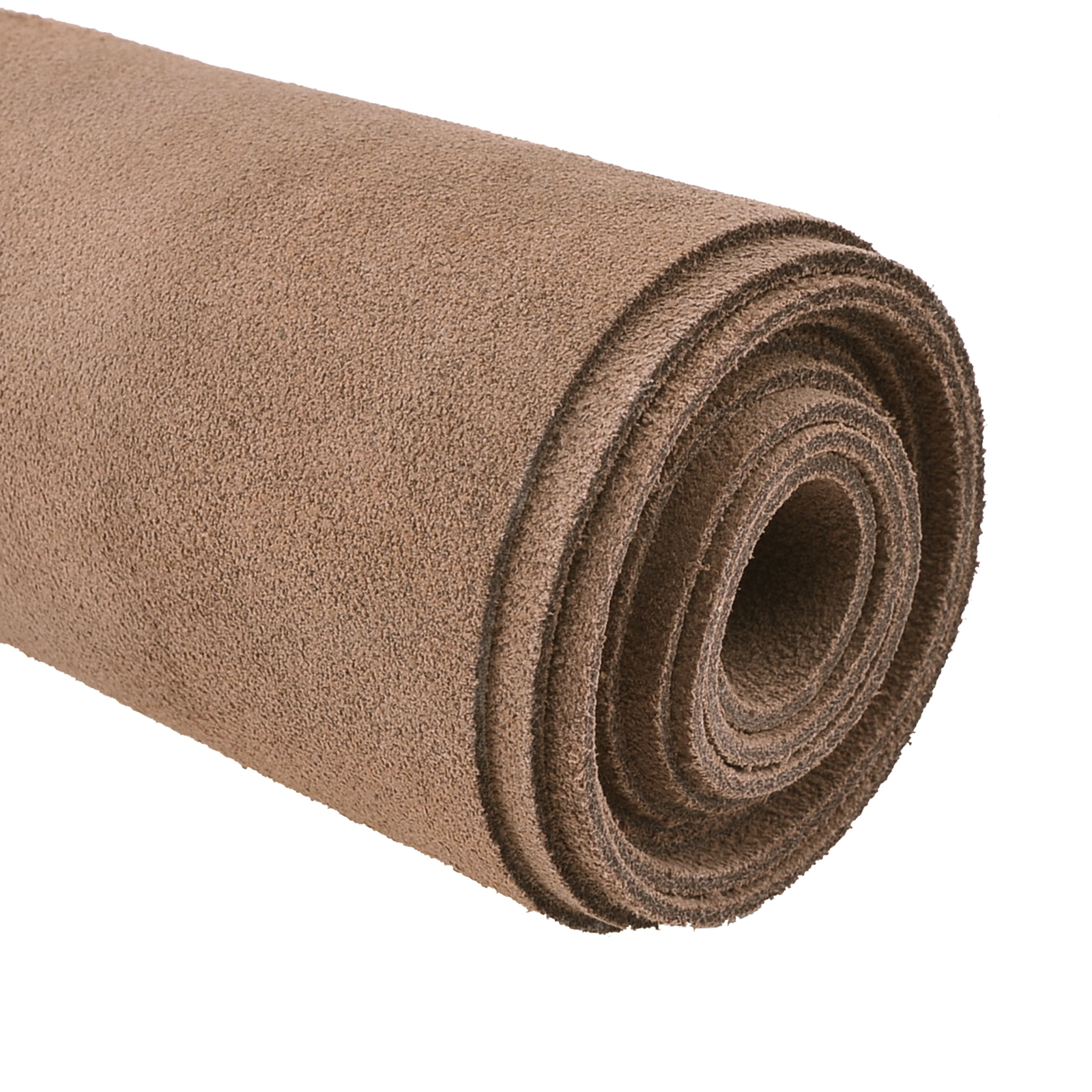 Soft Suede Leather Pieces Cow Hide Premium Split Leather 5/6oz Black & Brown