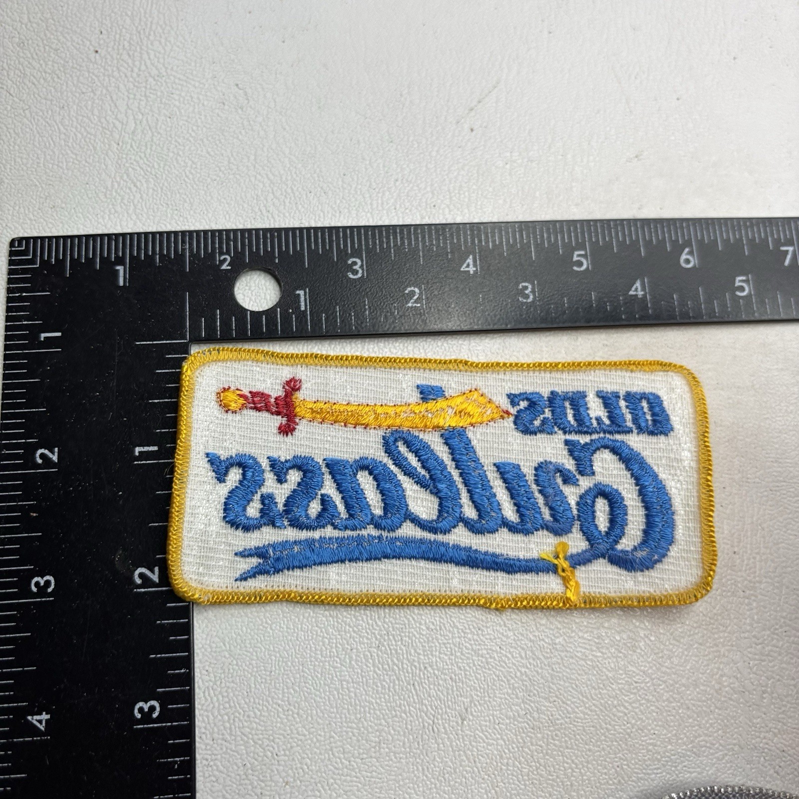 Vtg c 1980s OLDS CUTLASS Oldsmobile Car Auto Patch 501G