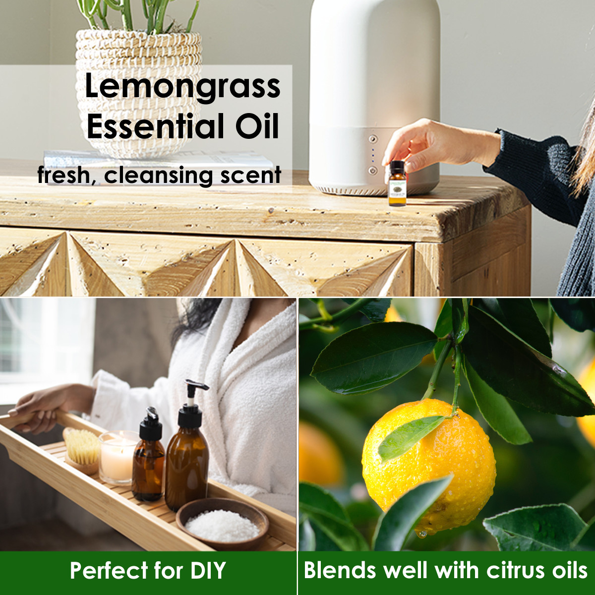 10 ml Lemongrass Essential Oil (100% Pure & Natural) – GreenHealth