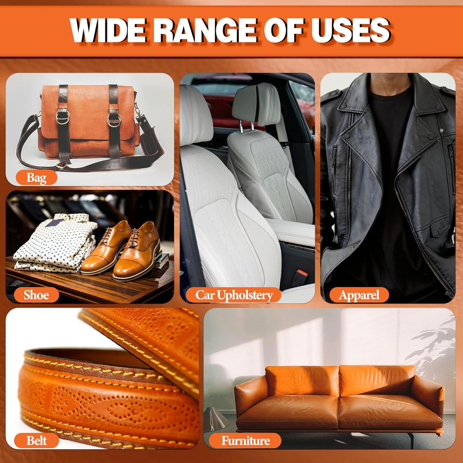 Leather Glue, 60Ml Permanent Leather Glue Adhesive – High Strength & Flexible