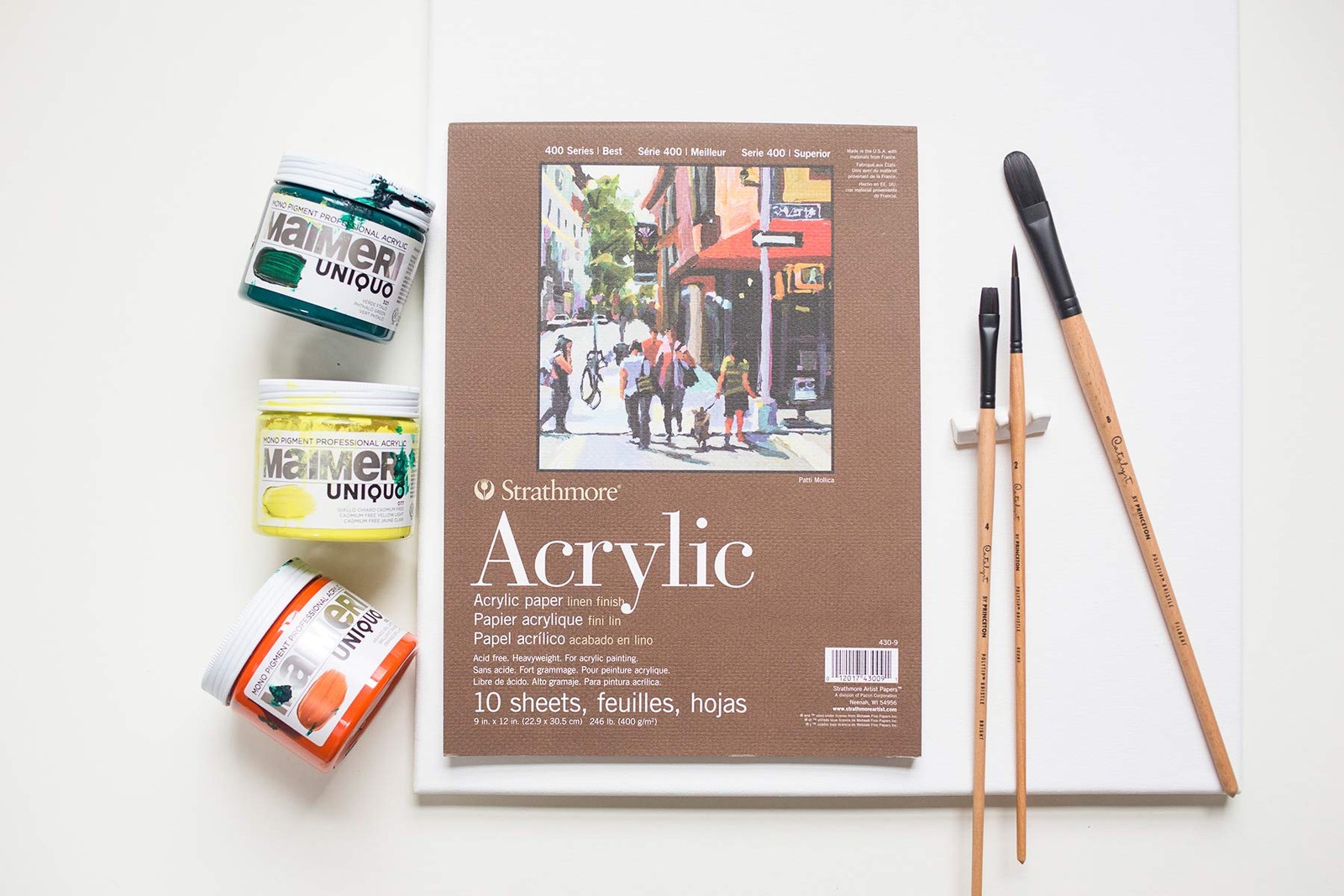 Acrylic Paper Pad 9″X12″-10 Sheets -430900