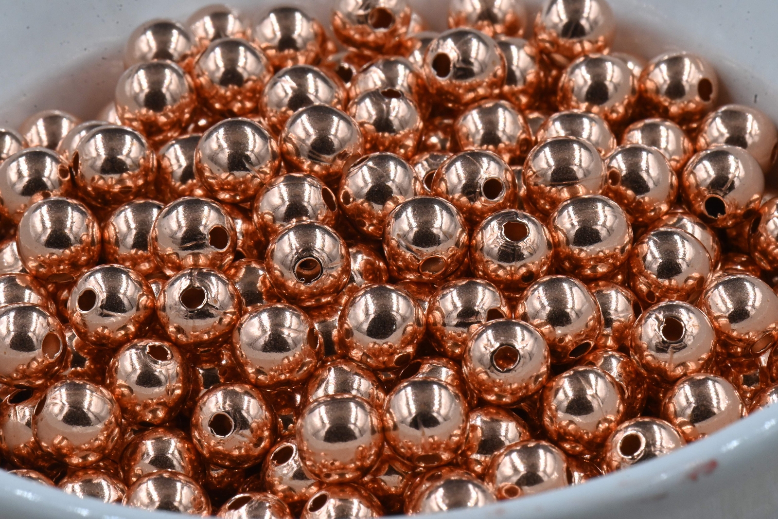 Real Copper Round Beads, 2mm 3mm 4mm 5mm 6mm 8mm 9.5mm