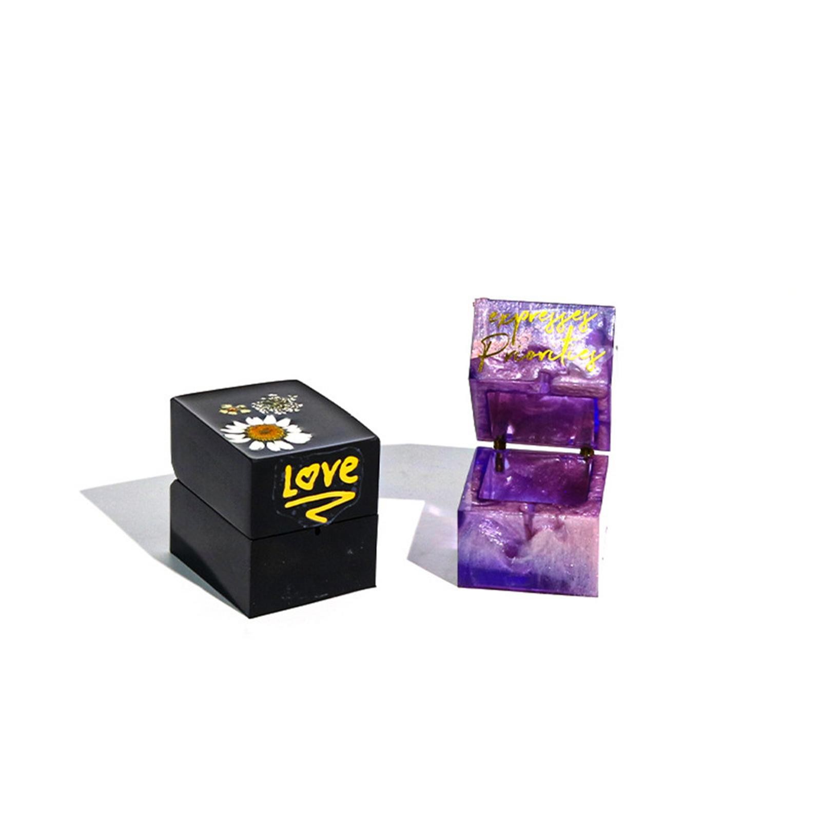 DIY Ring Bracket Epoxy Resin Mold Jewelry Storage Box Mold Home Decoration