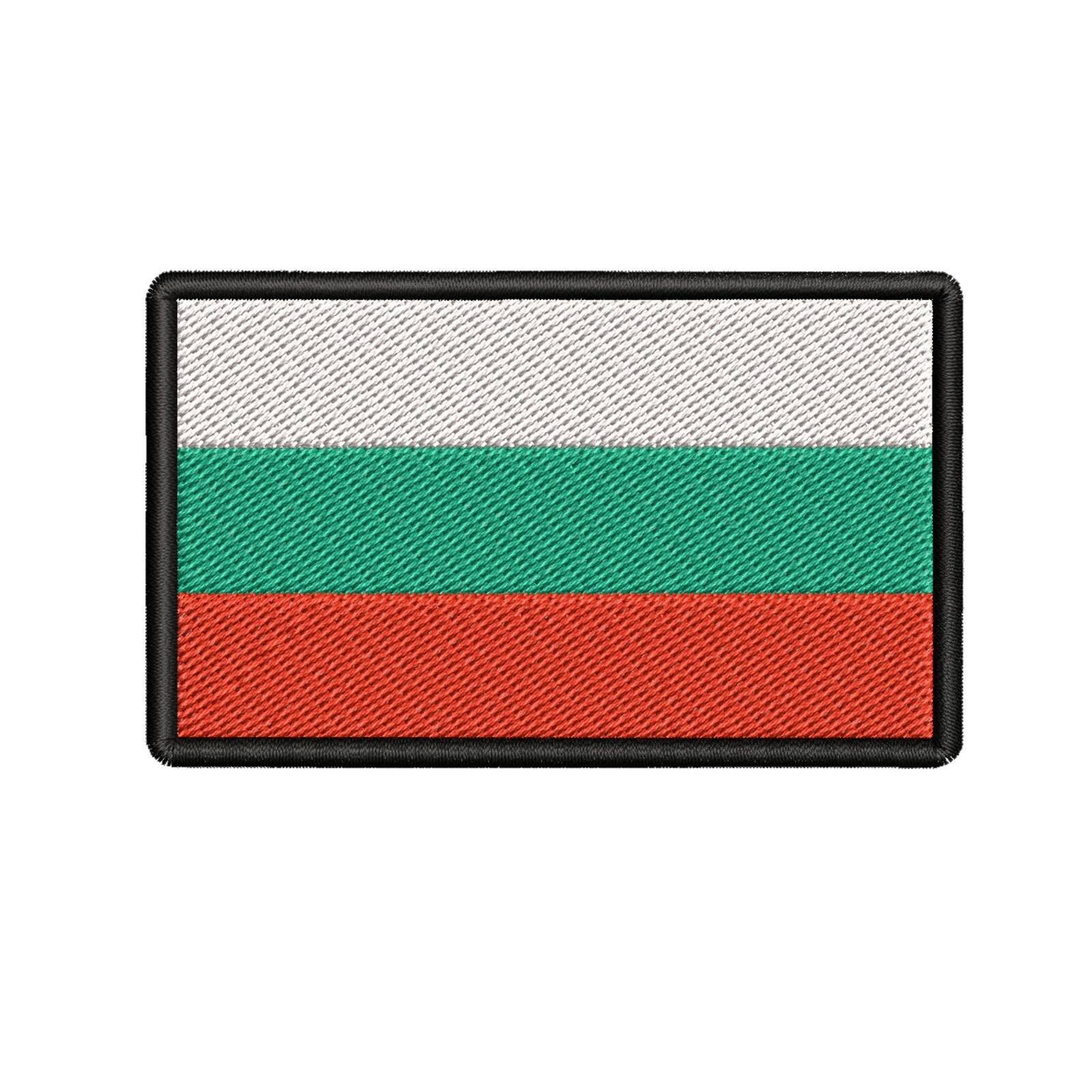 BULGARIA FLAG embroidered iron-on PATCH BULGARIAN NATIONAL EMBLEM applique New