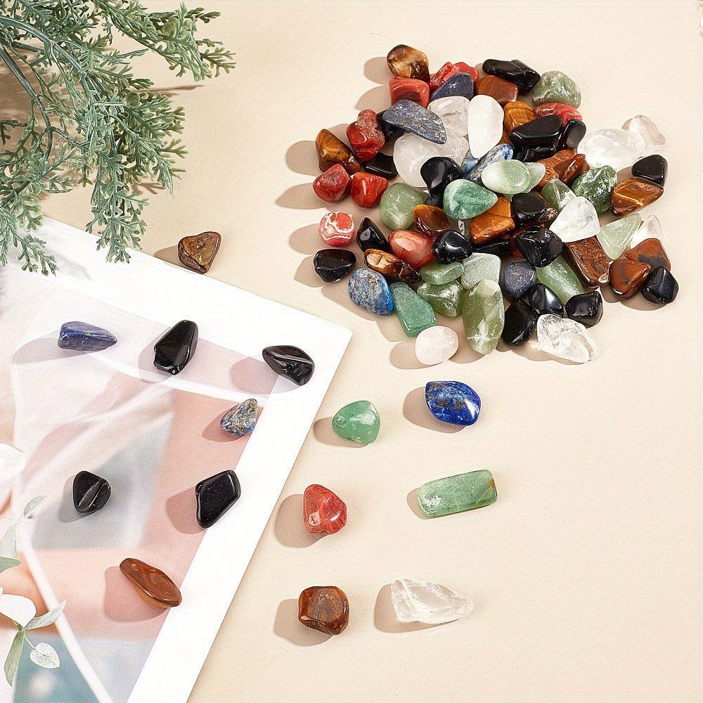 1bag Stone No Hole/Undrilled Smooth Stone Chip 9.5~21.5×11~23.5×3.5~11mm