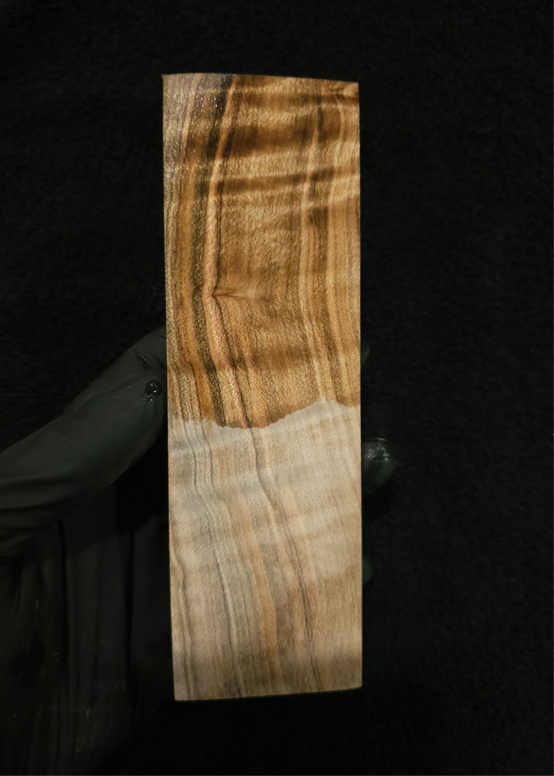 Stabilized Curly Ambrosia Maple Block – Knife Scales/Pen Blanks