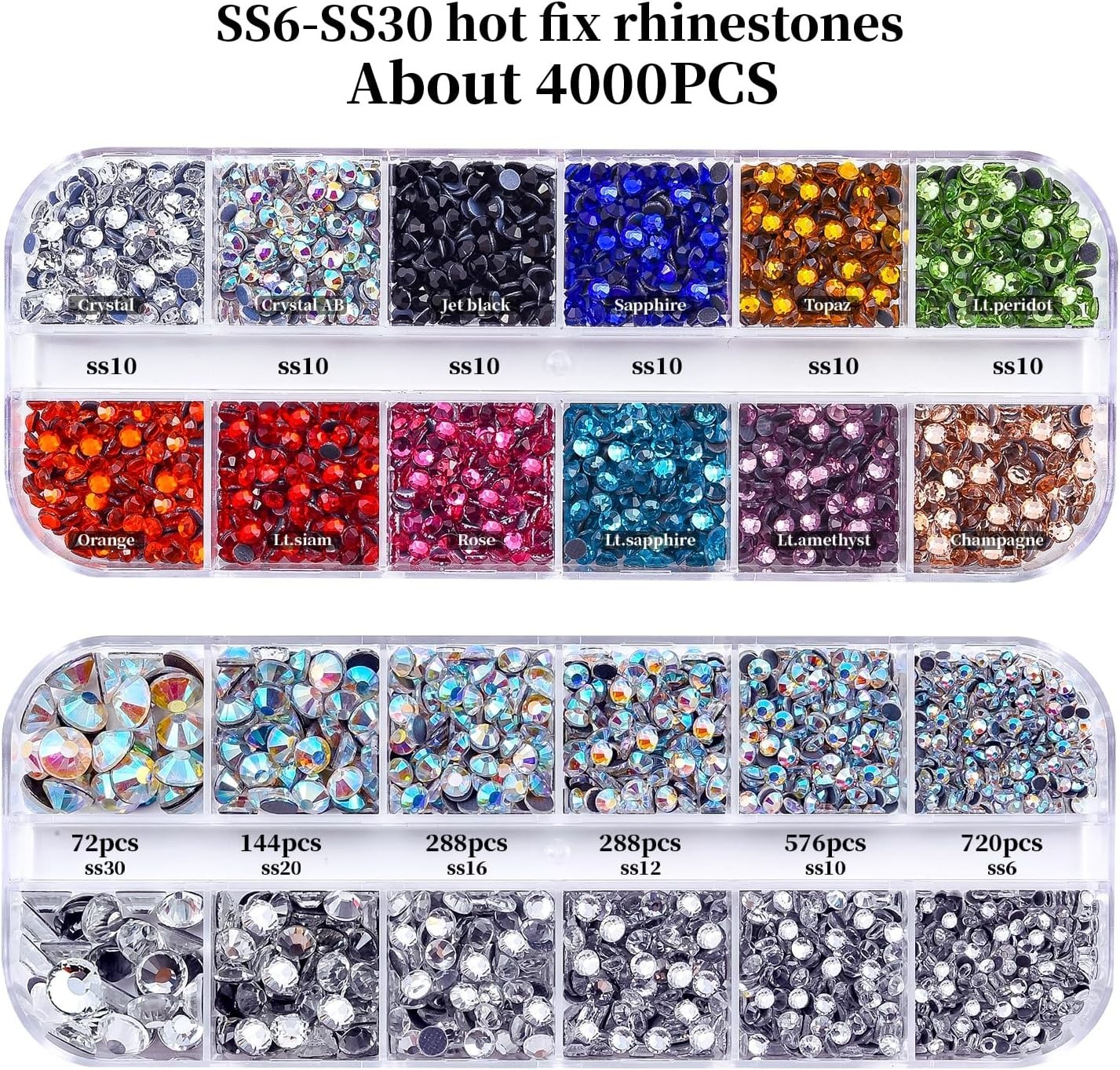 Hotfix Rhinestone Setter, Hot Fix Applicator Tool Bedazzler Kit with Rhinestones
