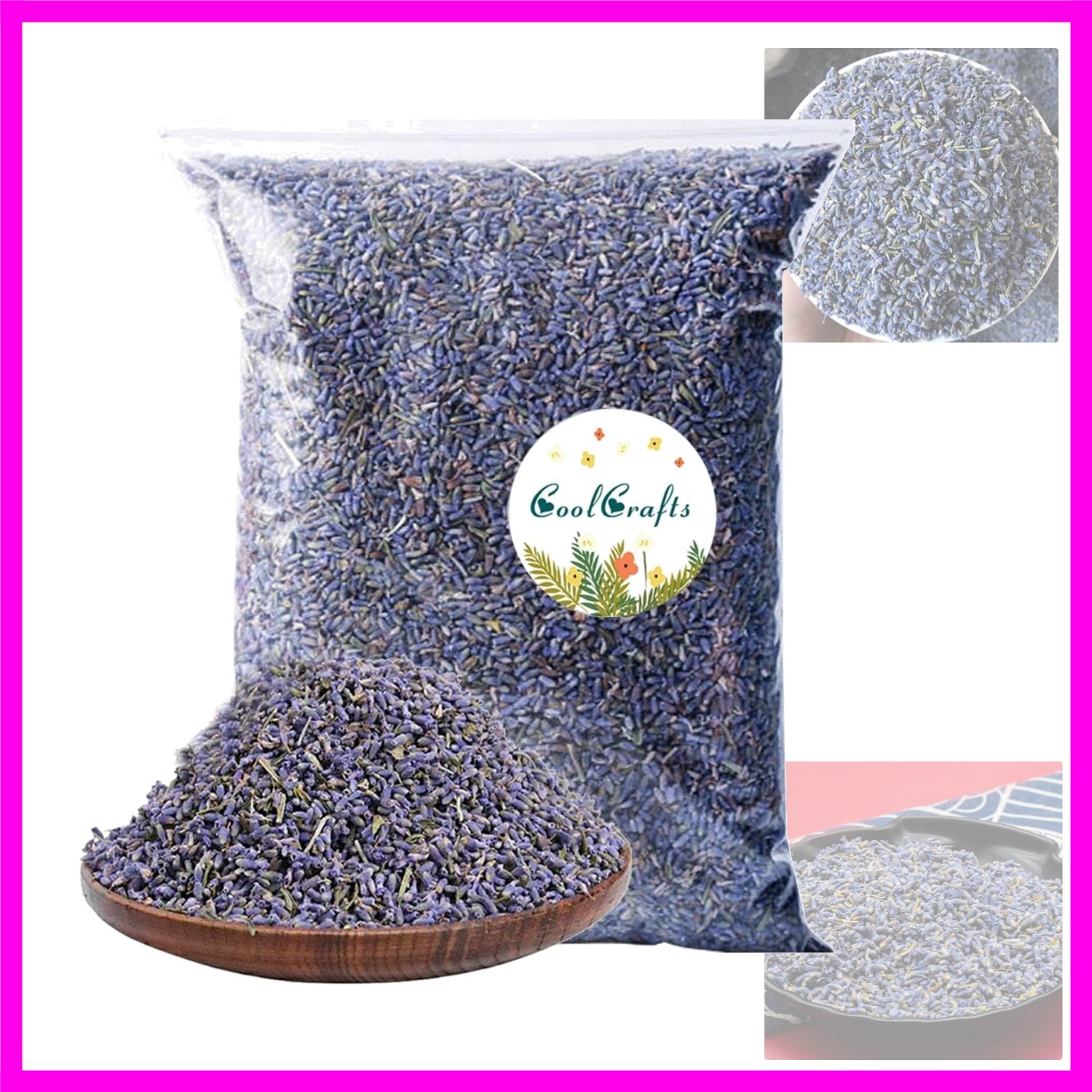 Dried Lavender Flowers, Dry Lavender Buds Bulk for Wedding Toss, Crafts, Sach…