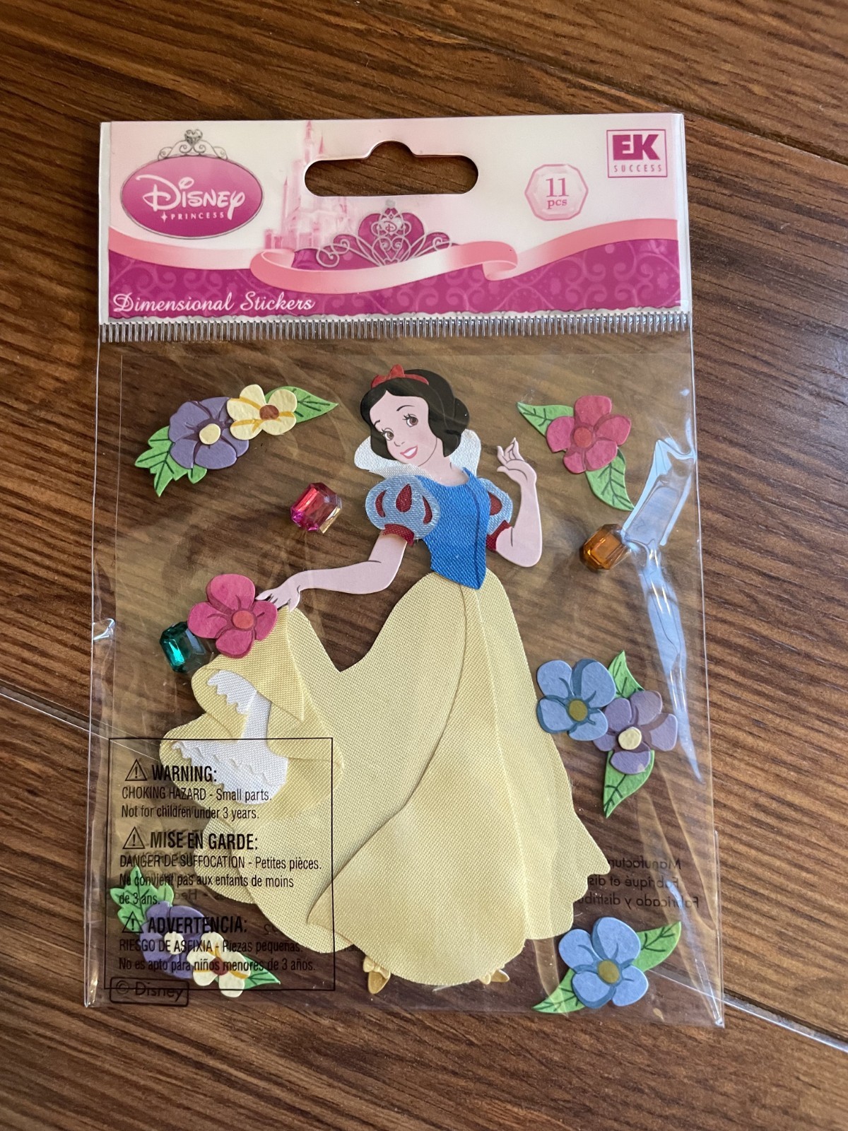 Disney princess dimensional stickers by EK Success–YOU PICK