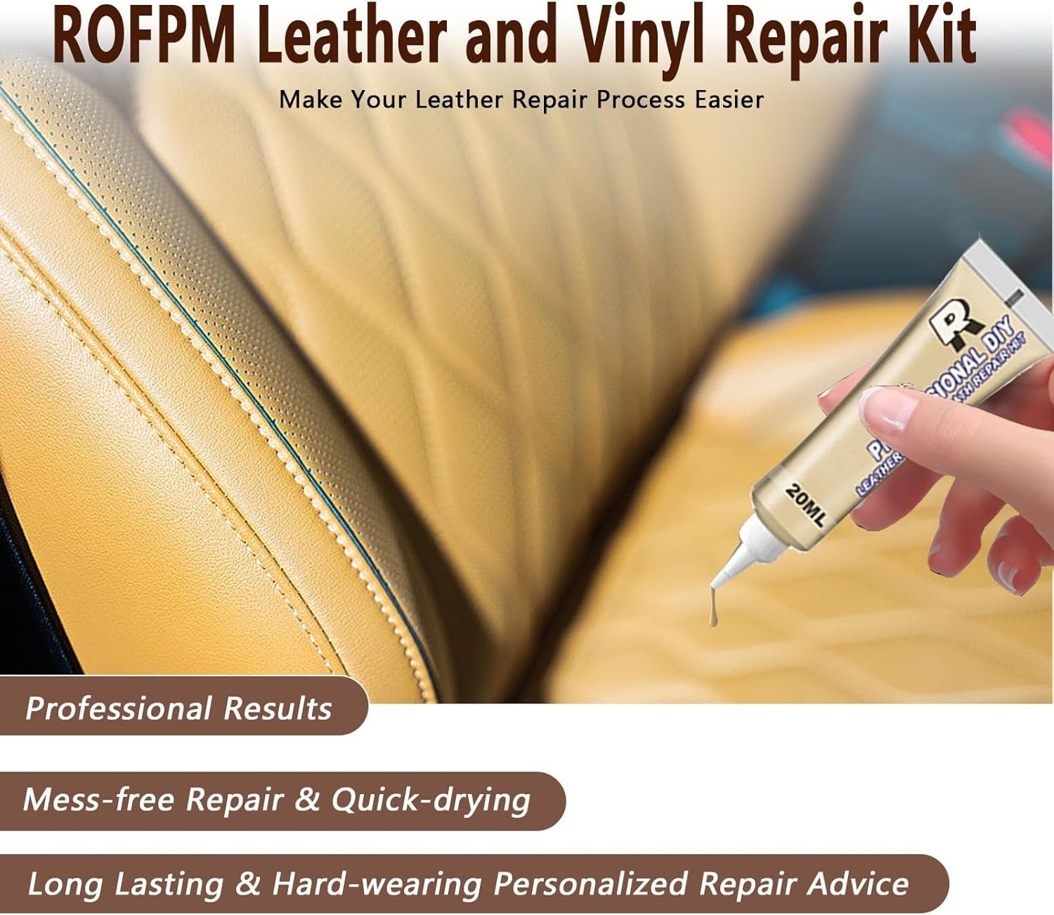 Dashboard Repair Kit Car Vinyl Dash Leather Cracked Furniture Kit Crack Sofa
