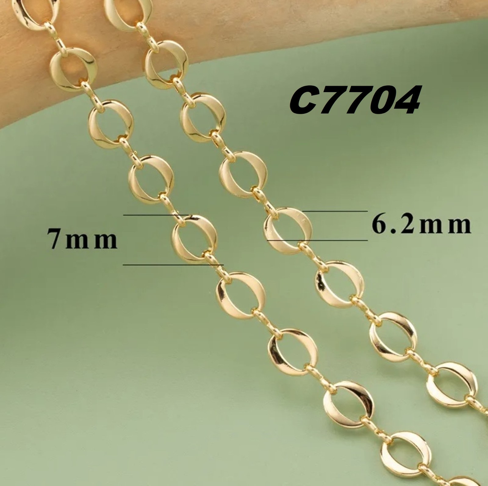 Paperclip Chains For Permanent Jewelry Gold Filled DIY: Figaro, Rolo, Cable