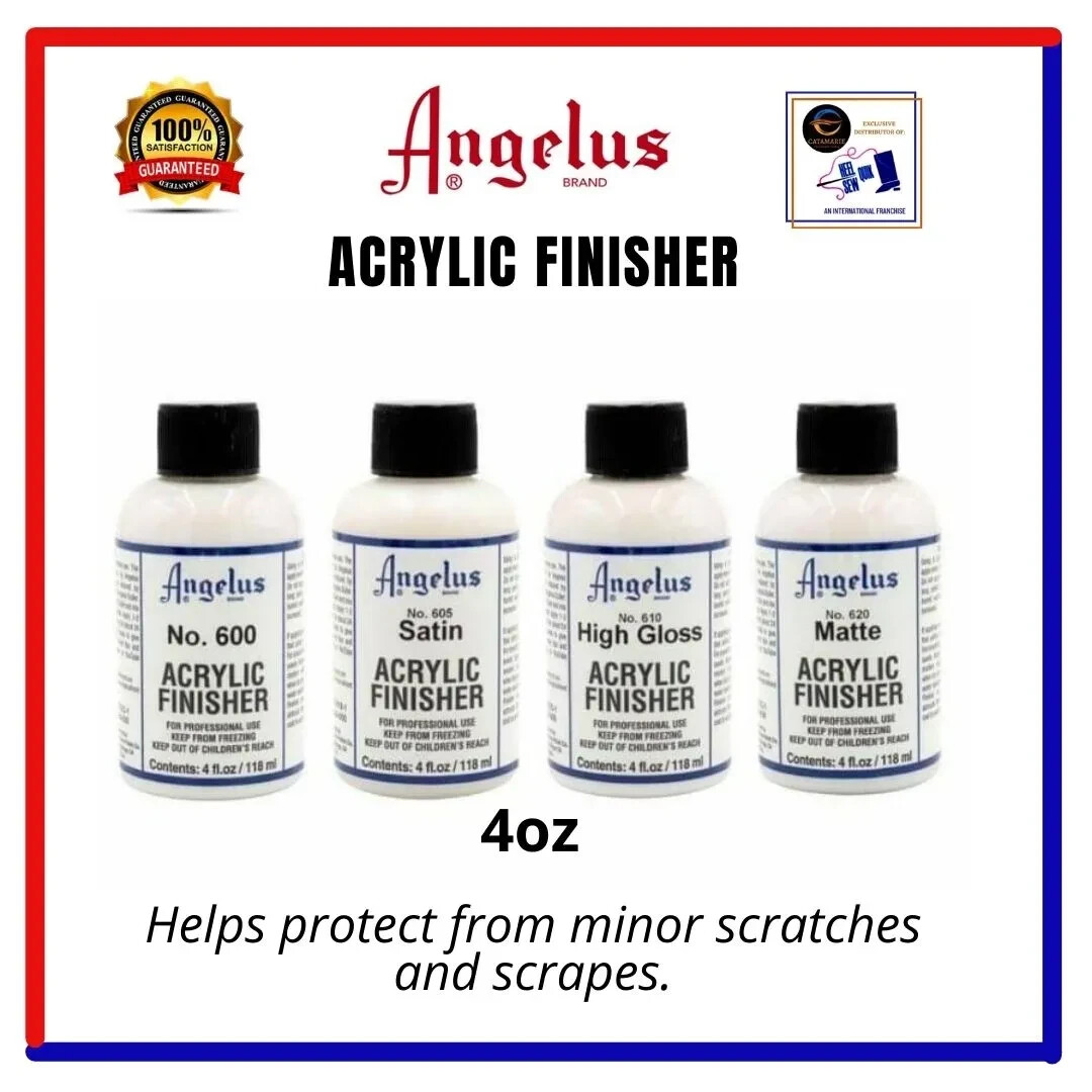 Angelus Brand Acrylic Leather Paint Finisher No. 600 4oz