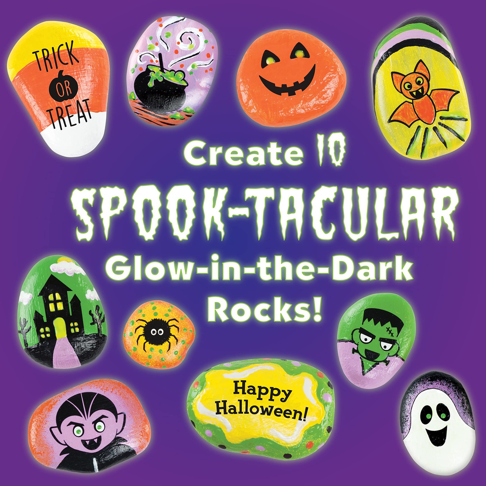 Creativity for Kids Hide Seek Halloween Rock Painting Kit for Kids 6-12 Years